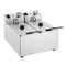 Apuro Twin Tank Fryer - 2x3Ltr - 2x2kW - CU615-A