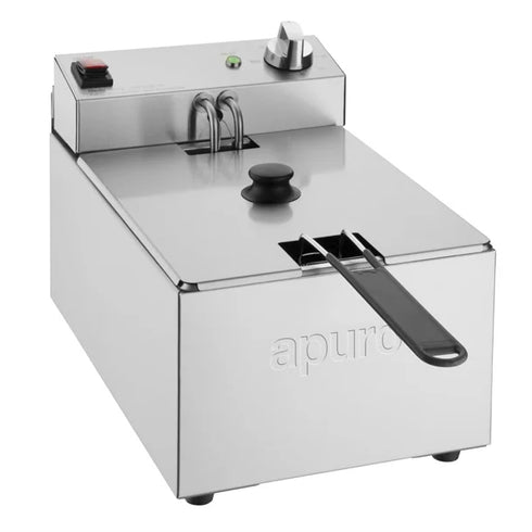 Apuro Single Tank Fryer - 5Ltr - 2.8kW - CU617-A