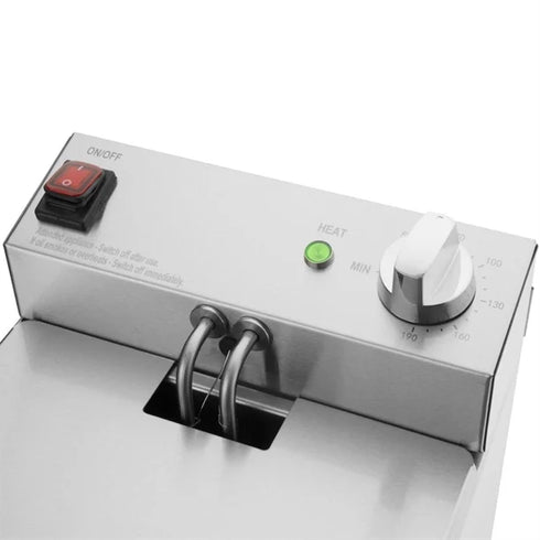 Apuro Single Tank Fryer - 5Ltr - 2.8kW - CU617-A