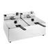 Apuro Twin Tank Fryer - 2x5Ltr - 2x2.8kW - CU619-A