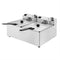 Apuro Twin Tank Fryer - 2x5Ltr - 2x2.8kW - CU619-A