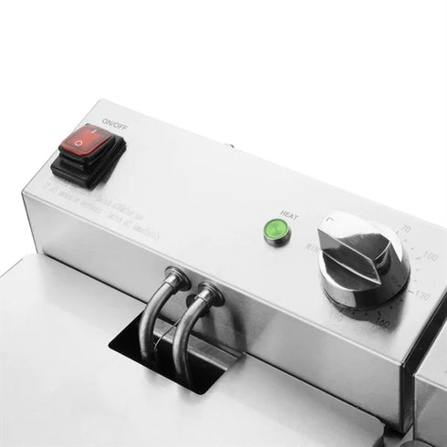 Apuro Twin Tank Fryer - 2x5Ltr - 2x2.8kW - CU619-A