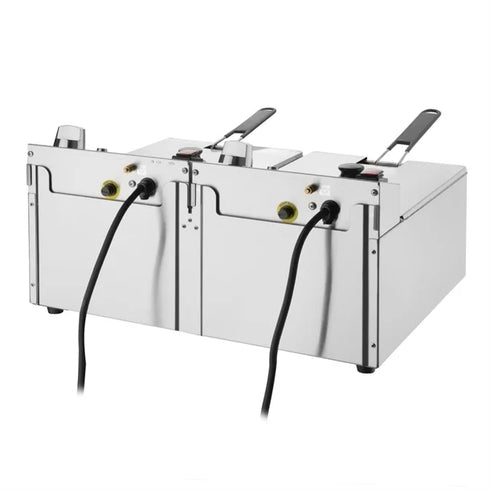 Apuro Twin Tank Fryer - 2x5Ltr - 2x2.8kW - CU619-A
