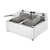 Apuro Double Electric Fryer with Timer 2x5Ltr - CU624-A