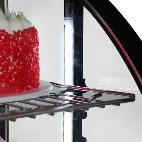 Polar C-Series Countertop Display Fridge Black - 100Ltr - CU636-A