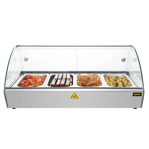 Apuro Countertop Heated Food Display 773mm - CW147-A