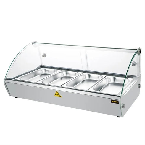 Apuro Countertop Heated Food Display 773mm - CW147-A