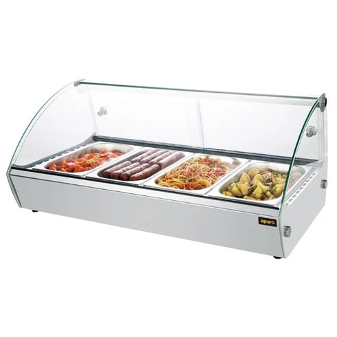 Apuro Countertop Heated Food Display 773mm - CW147-A
