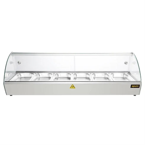 Apuro Countertop Heated Food Display 1127mm - CW148-A