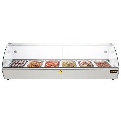 Apuro Countertop Heated Food Display 1127mm - CW148-A
