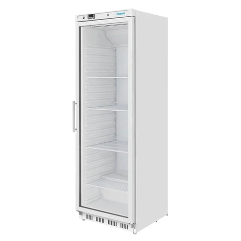 Polar C-Series Upright White Display Fridge 400Ltr - CZ786-A