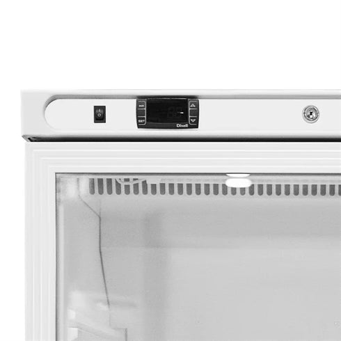 Polar C-Series Upright White Display Fridge 400Ltr - CZ786-A
