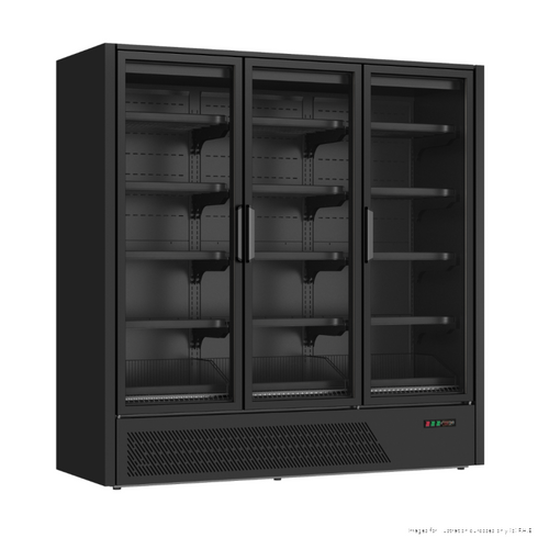 Thermaster 3 Aluminium-Framed Glass Door Multideck Display Freezer - DC-187BT