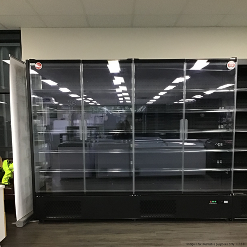 Ex-Showroom: Thermaster Supermarket Panorama 4 Door Chiller Display - DC-250B-VIC1016
