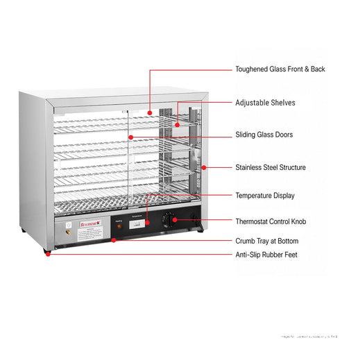 Benchstar Pie Warmer & Hot Food Display - DH-580E