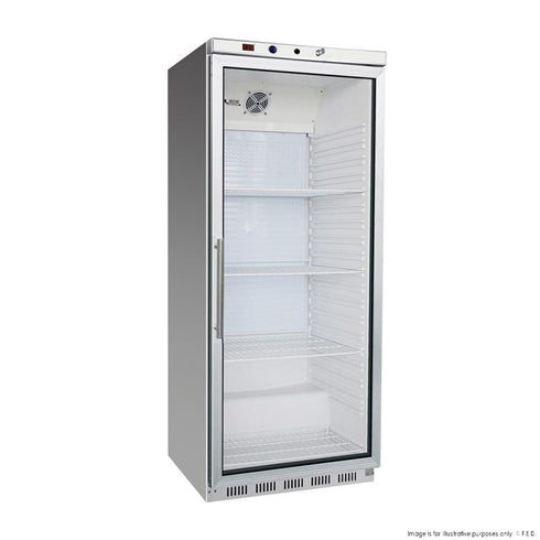 Ex-Showroom: Display Fridge with Glass Door HR600G S/S-QLD31