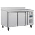 Polar U-Series Double Door Counter Fridge with Upstand 282Ltr - UA064-A