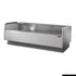 Tecnodom Serie MR80 Black 2480mm Self-serving Deli Display with Storage and Castors - TDMR-0825SELF