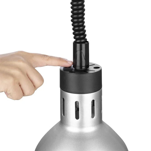 Apuro Retractable Heat Shade Silver Finish - DR758-A