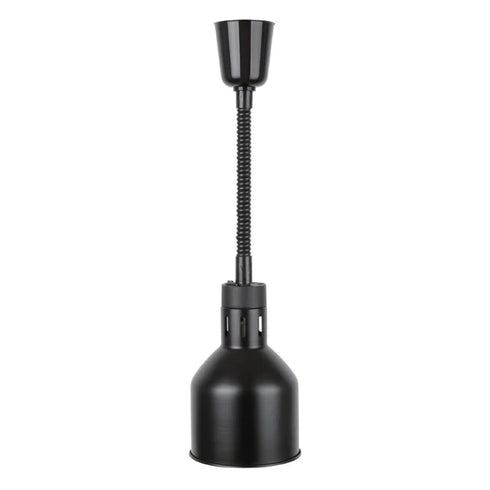 Apuro Retractable Heat Lamp Matte Black Finish - DR759-A