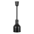 Apuro Retractable Heat Lamp Matte Black Finish - DR759-A
