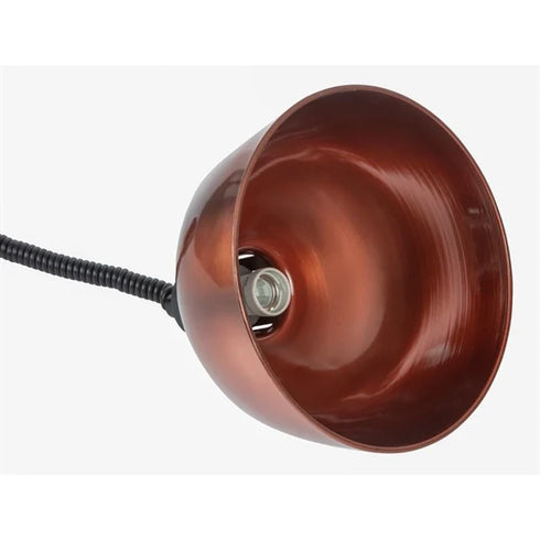 Apuro Retractable Dome Heat Shade Copper Finish - DY460-A