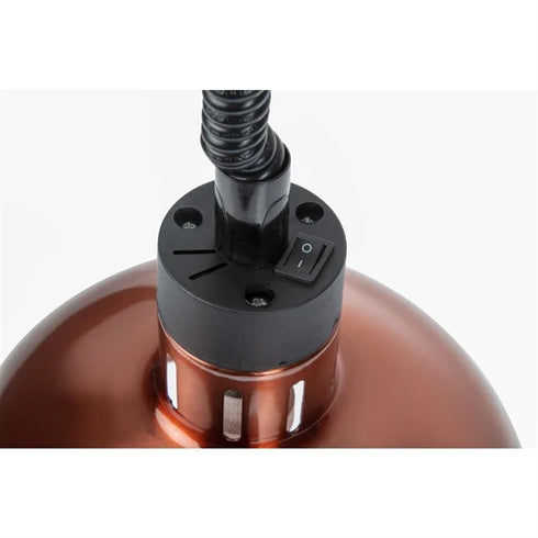 Apuro Retractable Dome Heat Shade Copper Finish - DY460-A