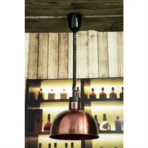Apuro Retractable Dome Heat Shade Copper Finish - DY460-A