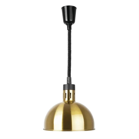 Apuro Retractable Dome Heat Shade Pale Gold Finish - DY462-A