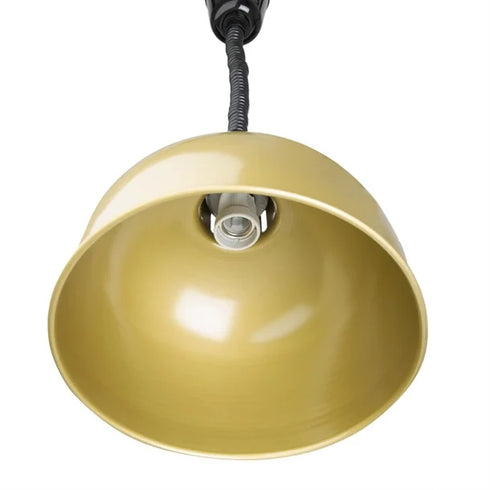 Apuro Retractable Dome Heat Shade Pale Gold Finish - DY462-A