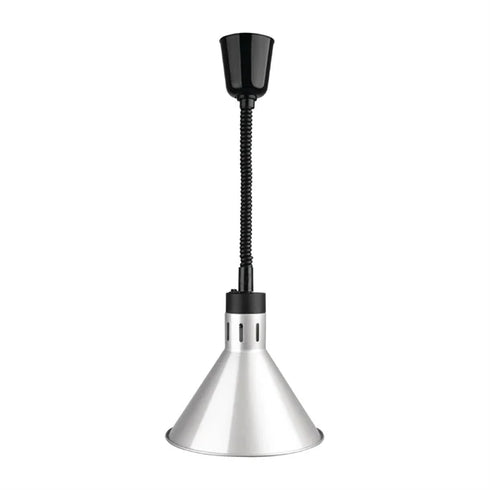 Apuro Conical Retractable Heat Shade Silver Finish - DY464-A