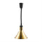 Apuro Conical Retractable Heat Shade Pale Gold Finish - DY465-A