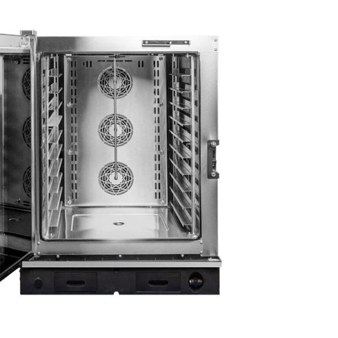 Atosa Electric Combi Oven for Gastronomy Use: 10 x GN 2/1 trays - EPC-1021E3