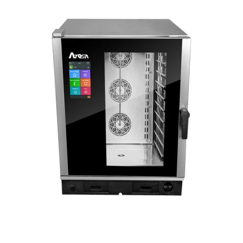Atosa Electric Combi Oven for Gastronomy Use: 10 x GN 2/1 trays - EPC-1021E3