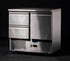 Atosa 2 Door Saladette Prep Table Refrigerator 300L - ESL3801