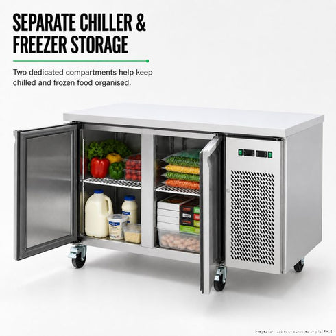 Thermaster Dual-Temperature GN Counter Refrigerator – GN2100DT