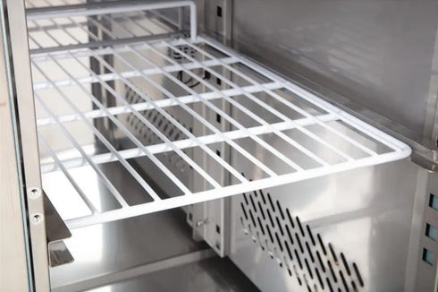 Polar U-Series Four Door Refrigerated Gastronorm Saladette Counter CT395-A