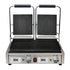 Apuro Double Contact Grill Ribbed Plates with Timer - FC383-A