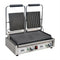 Apuro Double Contact Grill Ribbed Top Plates with Timer - FC385-A