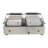Apuro Double Half Ribbed Contact Grill - FC386-A