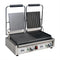 Apuro Double Half Ribbed Contact Grill - FC386-A
