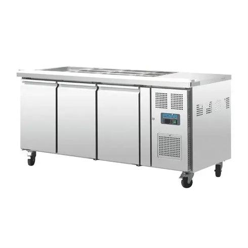Polar 3 Door Saladette Counter FT283-A