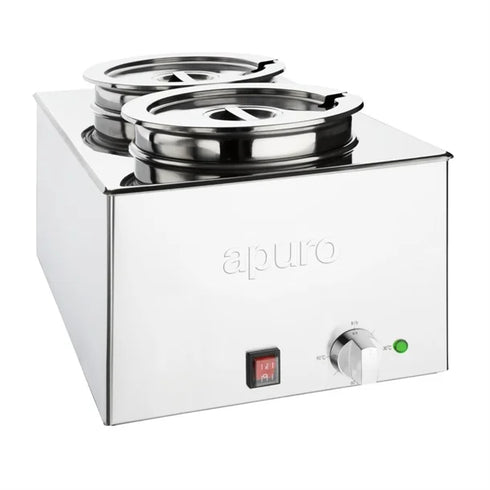 Apuro Bain Marie with Round Pots - FT695-A