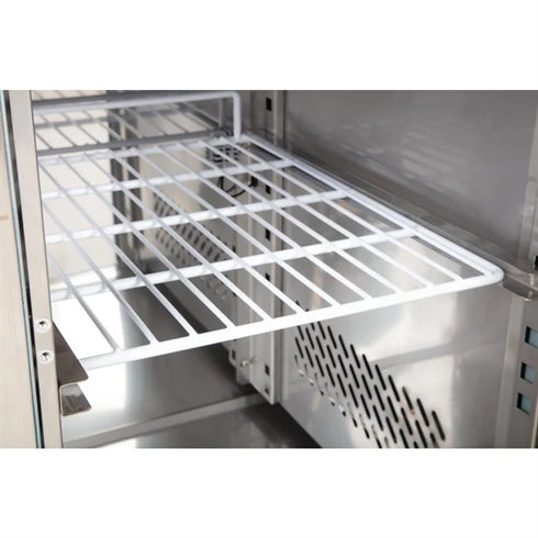 Polar U-Series Triple Door Counter Fridge 417Ltr - UA048-A