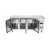 Polar U-Series Triple Door Counter Fridge 417Ltr - UA048-A