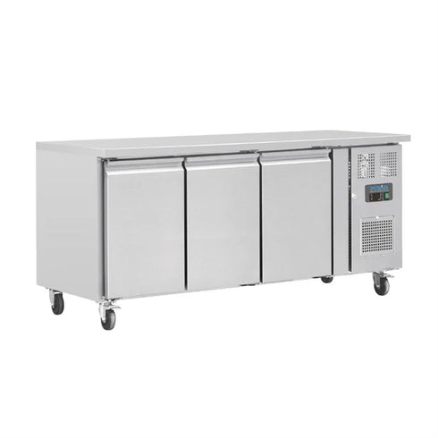 Polar U-Series Triple Door Counter Fridge 417Ltr - UA048-A