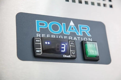 Polar U-Series Four Door Refrigerated Gastronorm Saladette Counter CT395-A