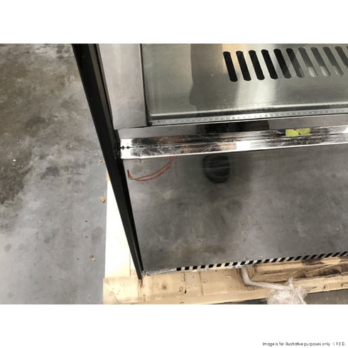 2NDs: FED-X S/S Full Glass Door Upright Fridge - XURC600G1V-NSW1936