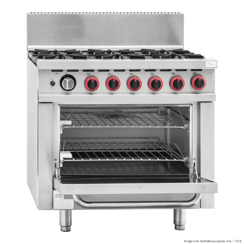 Gasmax 6 Burner With Oven Flame Failure GBS6TSLPG