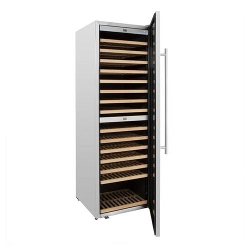 Polar G-Series Dual Zone Wine Fridge Stainless Steel - 180 Bottle - GM629-A